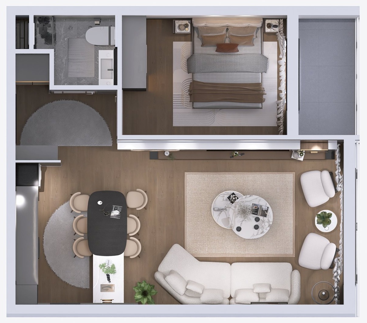FEGA VERDE daire yerleşimi